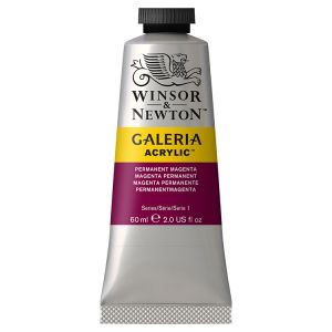Winsor Newton Galeria Acrylic Permanent Magenta 60ml