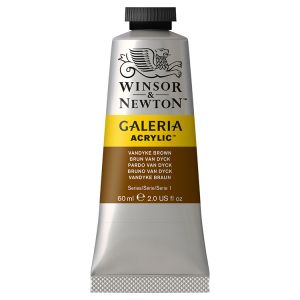 Winsor Newton Galeria Acrylic Van Dyke Brown 60ml
