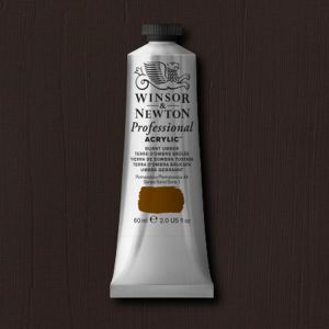 Winsor Newton Artists Acrylic Burnt Umber 60ml