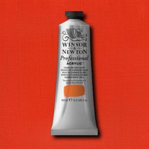 Winsor Newton Artists Acrylic Cadmium Red Light 60ml ⚠️