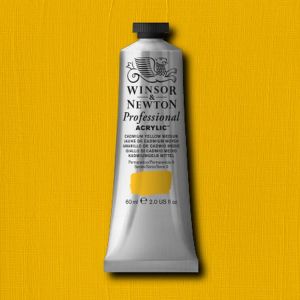 Winsor Newton Artists Acrylic Cadmium Yellow Medium 60ml ⚠️