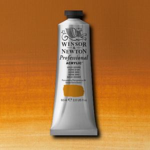 Winsor Newton Artists Acrylic Gold Ochre 60ml