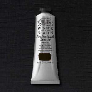 Winsor Newton Artists Acrylic Ivory Black 60ml