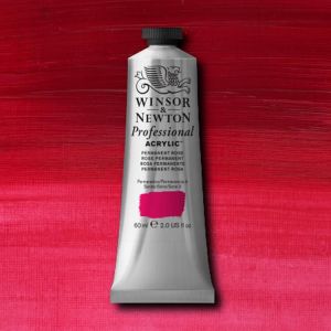 Winsor Newton Artists Acrylic Permanent Rose 60ml