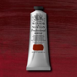 Winsor Newton Artists Acrylic Perylene Maroon 60ml