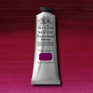 Winsor Newton Artists Acrylic Quinacridone Magenta 60ml