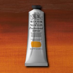 Winsor Newton Artists Acrylic Quinacridone Gold 60ml