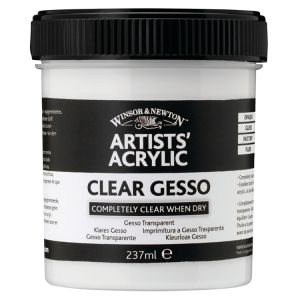 Winsor Newton Acrylic Clear Gesso 237ml Jar