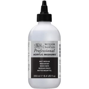 Winsor Newton Acrylic Matte Medium 250ml Bottle
