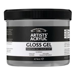 Winsor Newton Acrylic Gloss Gel 474ml Jar