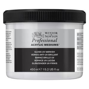 Winsor Newton Acrylic Gloss UV Varnish 500ml Jar