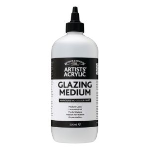 Winsor Newton Acrylic Glazing Medium 500ml Bottle