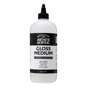 Winsor Newton Acrylic Gloss Medium 500ml Bottle