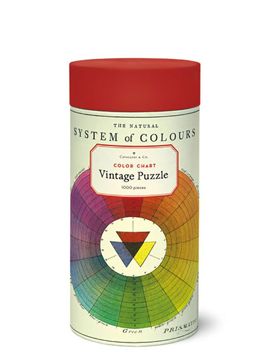 Cavallini color wheel 1000 piece puzzle