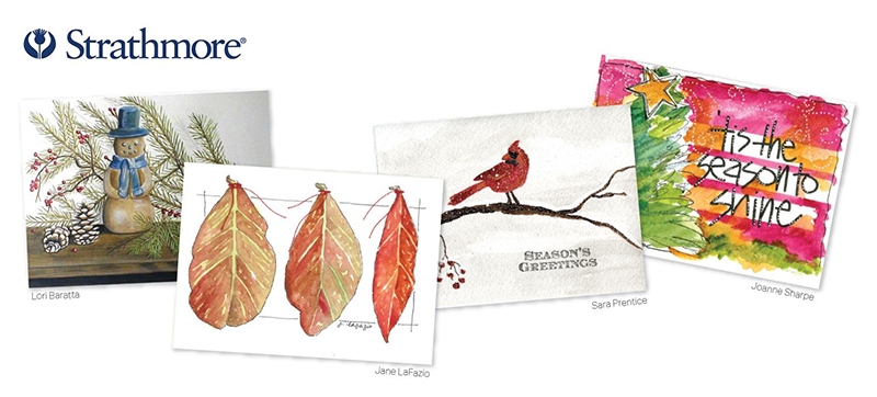image of greeting cards made with Strathmore papers